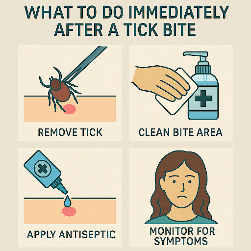 What to Do Immediately After a Tick Bite?