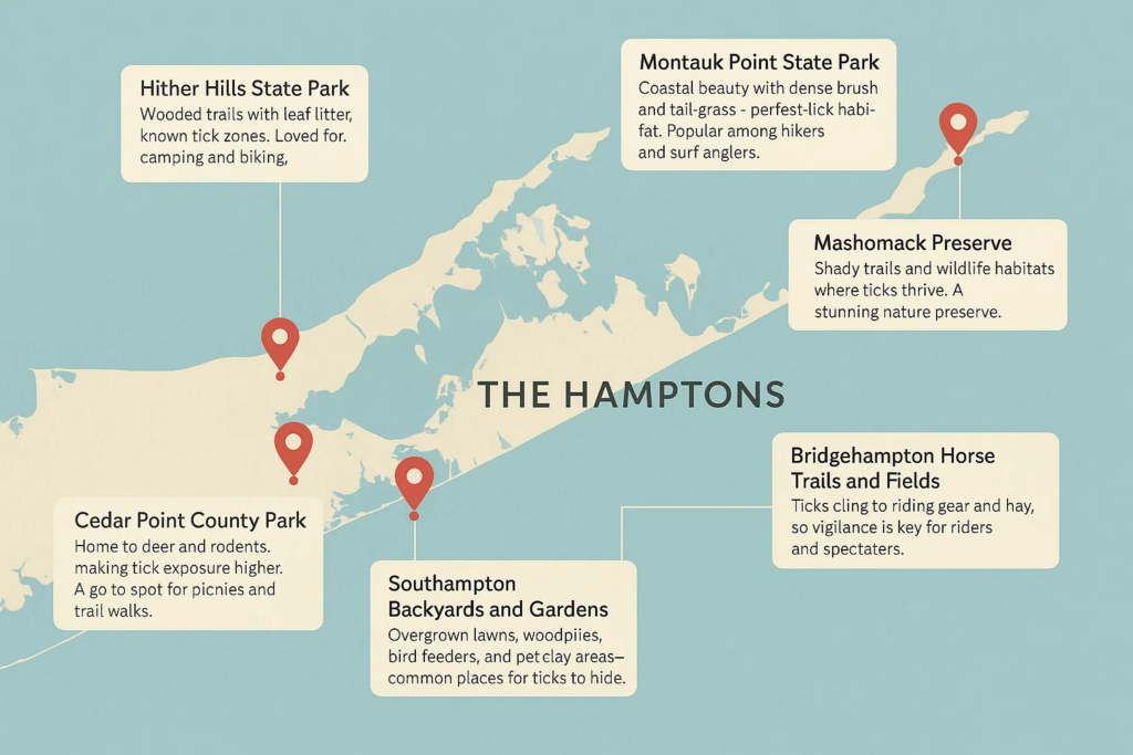 High-Risk Zones for Ticks