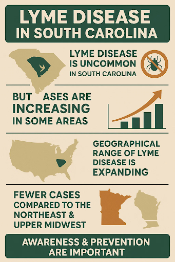 Lyme Disease prevalence in South Carolina