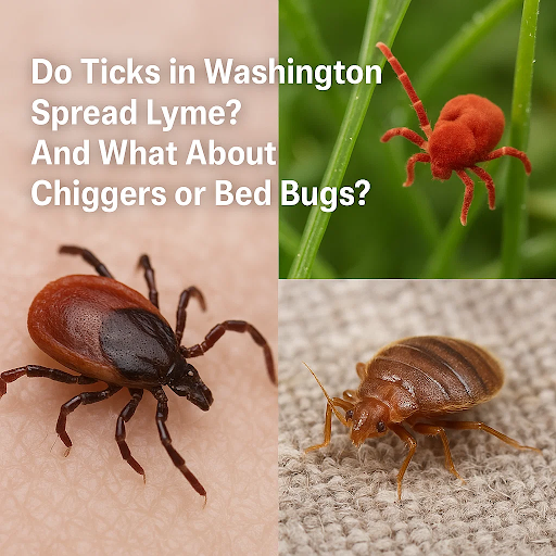 Do Ticks in Washington Spread Lyme? And What About Chiggers or Bed Bugs?